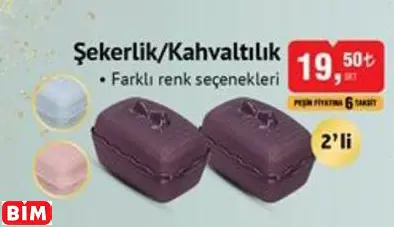 ŞEKERLİK/KAHVALTILIK ŞEKERLİK/KAHVALTILIK